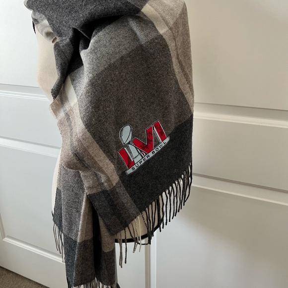 Super Bowl LVI Los Angeles Rams vs Cincinnati Bengals Scarf w/Super Bowl Patch - Picture 10 of 10